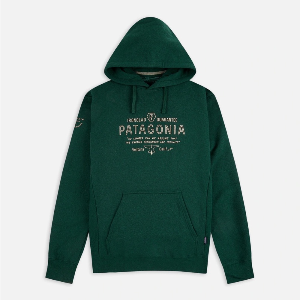 Patagonia Forge Mark Uprisal Hoodie in Pinyon Green Size XS NWT
